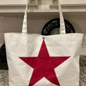 Nylon  Tote Bag  Nautical  Red Star